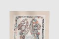 [HERMES-에르메스]Brides de Gala en Fleurs 스카프 90