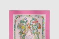 [HERMES-에르메스]Brides de Gala en Fleurs 스카프 90