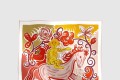 [HERMES-에르메스]Le Cheval de Kazumi 스카프 90