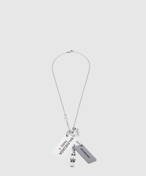 [BALENCIAGA-발렌시아가]올 액세스 네크리스 실버 830077