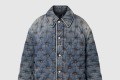 [LOUIS VUITTON-루이비통]패딩 데님 모노그램 오버셔츠 1AFJCR