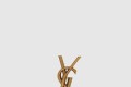 [SAINT LAURENT-생로랑]메탈 소재의 CASSANDRE 스네이크 브로치 700582